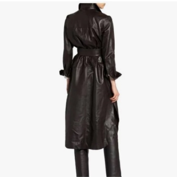 Ted Baker Faux leather dress! New! Fall! 🍁🍁 - Picture 4 of 8